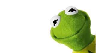 😋 Kermit Żaba Kermit, Muppety, żaba, zielony telegram sticker