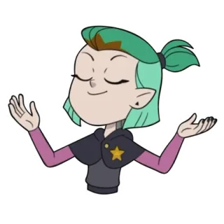 😌 Amity Blight The Owl House hoạt hình, phù thủy, anime, The Owl House, Amity telegram sticker
