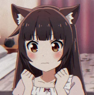 💈 Anime, Catgirl, Dễ thương, Manga, Kawaii telegram sticker