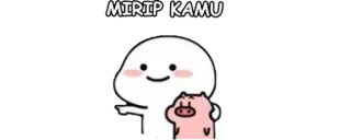 🔰 MIRIP KAMU Kartun, Lucu, Kawaii, Stiker, Persahabatan, Animasi telegram sticker