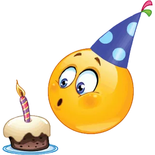 🍰 Geburtstag, Kuchen, Feier, Emoji, Party, Kerze telegram sticker