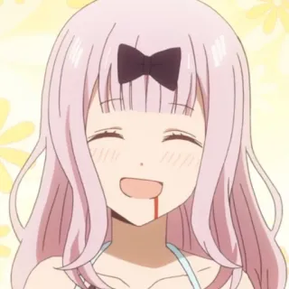😄 Chika Fujiwara Kaguya-sama: Love Is War anime, kawaii, cute, girl, chika fujiwara, love is war, kaguya-sama whatsapp sticker