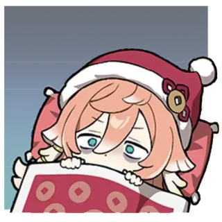 😱 Yanfei Genshin Impact Anime, Dessin animé, Dormir, Fatigué, Yanfei, Genshin Impact, Mignon telegram sticker