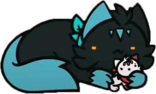 😴 cat, kitten, cute, adorable, pet, animal telegram sticker