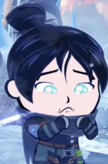 ☹️ Wraith Apex Legends Wraith, Apex Legends, video game, sticker, character telegram sticker