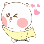 ❤ @fussistudio медведь, милый, мультфильм, животное, каваи telegram sticker