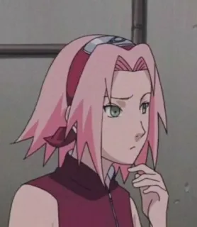 🌟 Sakura Naruto Anime, Cartoni animati, Sakura, Naruto, Personaggio telegram sticker