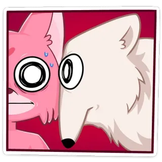 🤦‍♀ animali, cane, rosa, divertente, imbarazzante, meme telegram sticker