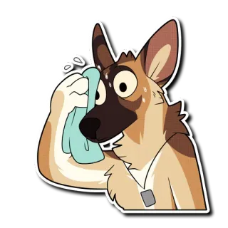 Seven telegram stickers