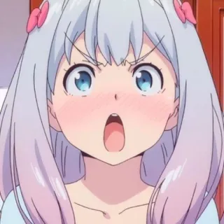 Sagiri Izumi from @Code001 telegram stickers