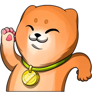 💃 собака, милый, животное, питомец, счастливый, каваий telegram sticker