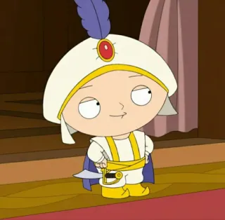🧸 Stewie Griffin Family Guy Stewie Griffin, Family Guy, cartoon, character, funny, parody, animation telegram sticker