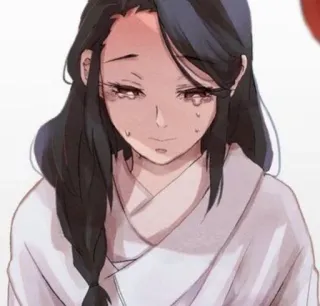 ✨ huilen, verdrietig, tranen, vrouw, meisje, anime, manga, emotie telegram sticker
