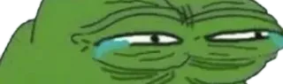 🤣 Pepe the Frog pepe, żaba, mem, płaczący, smutny telegram sticker