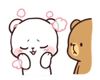 ☺️ bear, cute, animation, sticker telegram sticker