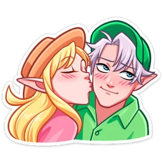 Вк Рей и Эвер на каникулах • @Vitiks78 telegram stickers