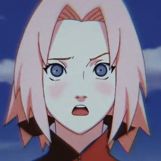 🤨 Sakura Haruno Naruto Anime, Manga, Sakura Haruno, Naruto, Personaje, Dibujo animado telegram sticker