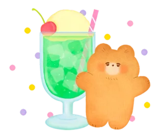 Acorn Pupil Bear3 @moe_sticker_bot telegram stickers