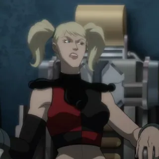 💉 Harley Quinn harley quinn, dc comics, personaggio dei fumetti, villain, cartone animato, personaggio femminile telegram sticker