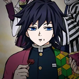 😋 Giyu Tomioka Demon Slayer Anime, Demon Slayer, Giyu Tomioka, Manga, Personaggio, Animazione giapponese whatsapp sticker