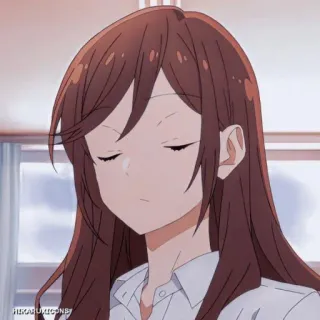 🤦‍♀ Hori Kyouko Horimiya Anime, Meisje, Hori Kyouko, Horimiya, Manga, Personage telegram sticker