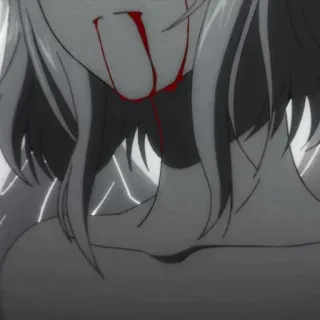 😭 Anime, Gore, Darah, Seram telegram sticker