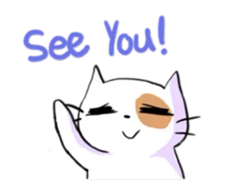 🤗 See You! chat, salut, salutation, mignon, animation telegram sticker