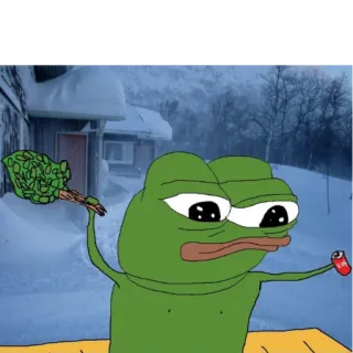 😐 Pepe the Frog ミーム, ペペ, カエル telegram sticker