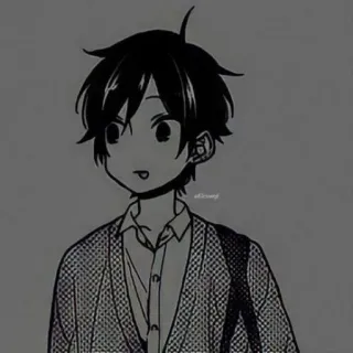 🧐 Anime, Manga, Scolaro, Carino, Illustrazione telegram sticker