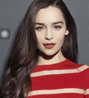 🌙 Emilia Clarke 艾米莉亚·克拉克, 女演员, 肖像, 名人, 美女 whatsapp sticker