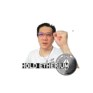 ☺️ HOLD ETHERIUM crypto, etherium, hold, investment, money, cryptocurrency telegram sticker