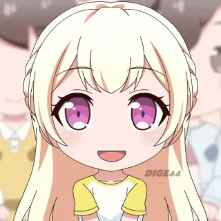 😄 Anime, Chibi, Niedlich, Cartoon, Figur whatsapp sticker