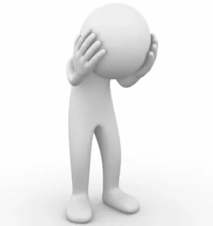 😫 stick figure, sad, worried, stress, anxiety telegram sticker