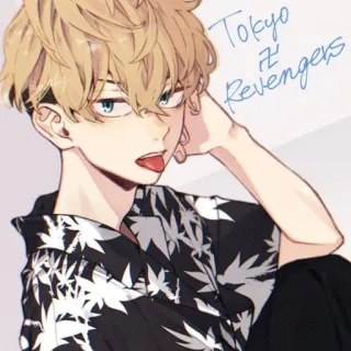 😜 Tokyo Revengers Anime, Manga, Tokyo Revengers, Fanart, Dibujos animados, Personaje telegram sticker