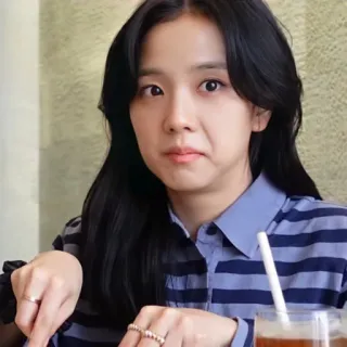 😟 Jisoo kpop, idol, sängerin, jisoo, blackpink, promi, frau, asiatin telegram sticker