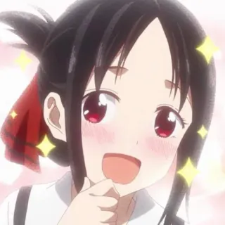 🤩 Kaguya Shinomiya Kaguya-sama: Love Is War Аниме, Кагуя Синомия, Кагуя-сама: Любовь - это война, Милый, Улыбается, Счастливый, Манга telegram sticker