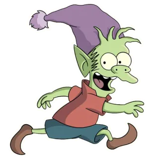 🧝‍♂️ Elfo Disenchantment เอลฟ์, ดิสเอนแชนท์เมนต์, การ์ตูน, แฟนตาซี, ตัวละคร telegram sticker