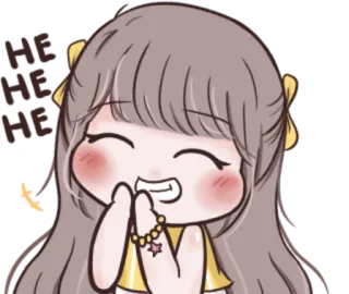 😄 漫画, 女の子, 可愛い, アニメ, かわいい telegram sticker