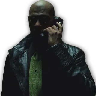 🤙 Morpheus The Matrix Morpheus, Matrix, Science-Fiction, Neo, Trinity whatsapp sticker