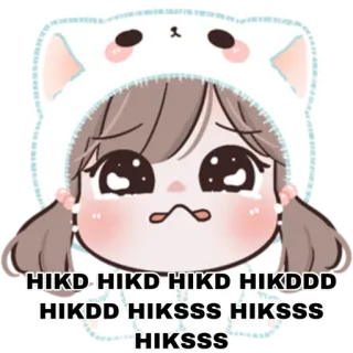 😁 HIKD HIKD HIKD HIKDDD
HIKDD HIKSSS HIKSSS
HIKSSS สติกเกอร์, การ์ตูน, ผู้หญิง, น่ารัก, อนิเมะ, ร้องไห้ telegram sticker