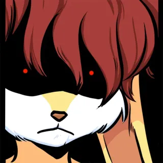 👿 Anthro, Furry, Charakter, Hase, Kaninchen, Tier, Wütend telegram sticker