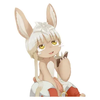 👀 Nanachi Made in Abyss Anime, Personagem, Nanachi, Made in Abyss telegram sticker