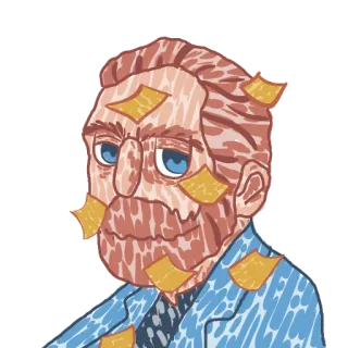 Van Gogh pack [ANKA Design store] telegram stickers