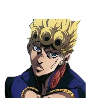 😠 Giorno Giovanna JoJo's Bizarre Adventure Anime, Manga, Giorno Giovanna, Le Bizzarre Avventure di JoJo, Personaggio telegram sticker