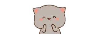 😄 猫, 可愛い, 幸せ, 動物 telegram sticker