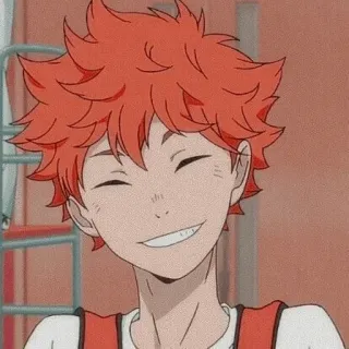 😳 Hinata Shoyo Haikyuu!! Аниме, Хината Шоё, Волейбол!!, Волейбол, Спортивное аниме, Манга telegram sticker