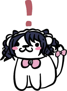 😺 猫, かわいい, アニメ, ステッカー telegram sticker