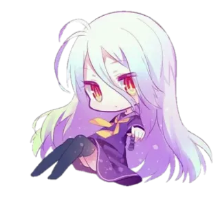 Chibi => PurpleAngel whatsapp stickers
