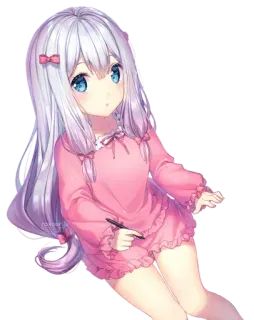 Sagiri Izumi @AnimeStickersIndo telegram stickers
