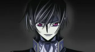 😀 Lelouch Lamperouge Code Geass Anime, Lelouch, Code Geass, Hauptcharakter, Zero telegram sticker